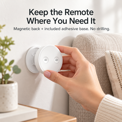 Remote Control Outlet – No App, No WiFi, Just Click