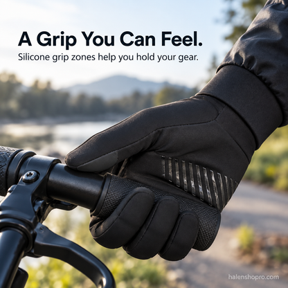 Waterproof Touchscreen Winter Gloves — Soft Lined & Reflective