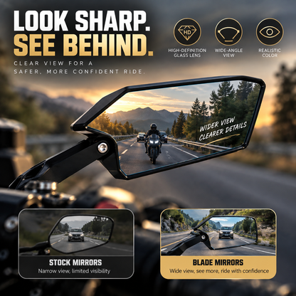 Rotating Adjustable Motorcycle Rearview Mirror