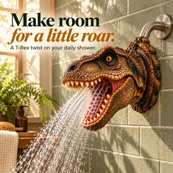 Prehistoric Splash – T-Rex Shower Head