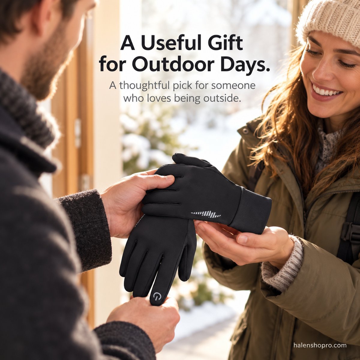 Waterproof Touchscreen Winter Gloves — Soft Lined & Reflective