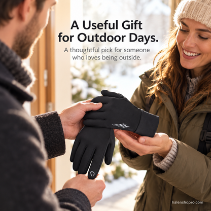 Waterproof Touchscreen Winter Gloves — Soft Lined & Reflective