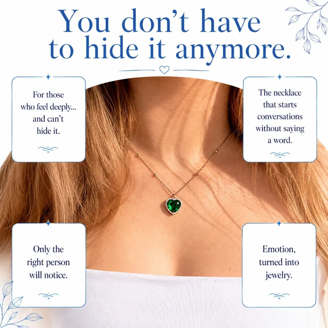 💗 Color-Changing Heart Necklace – A Little Piece That Changes With You