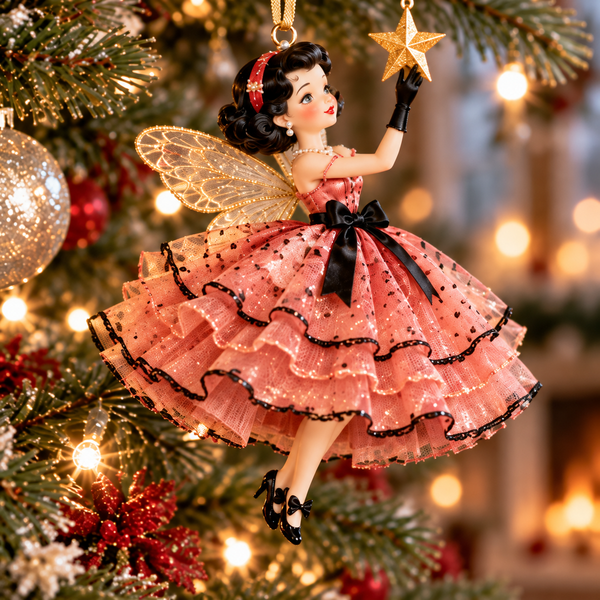 🎄Vintage Fairy Christmas Ornaments✨