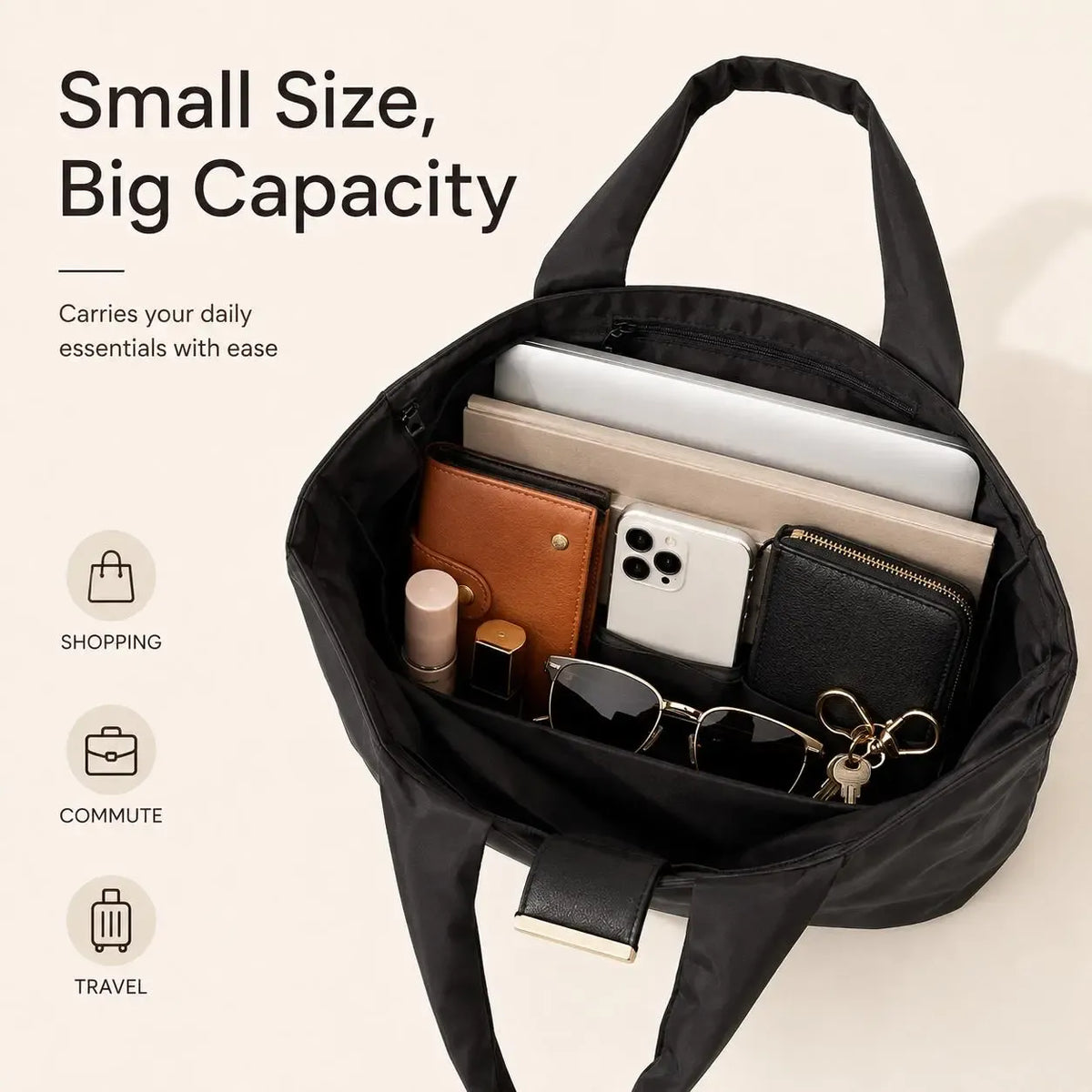 💖⏰Last Day Promotion 49% OFF🔥 - 👜Foldable Keychain Storage Tote Bag🛍