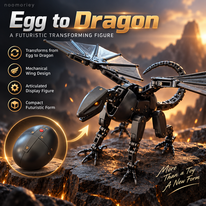🥚🐉2-in-1 Transforming Dragon Egg – Mechanical Dragon Toy & Collectible