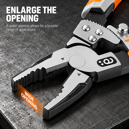 🔧 Self-Locking Ratchet Pliers – Secure Grip, Less Effort