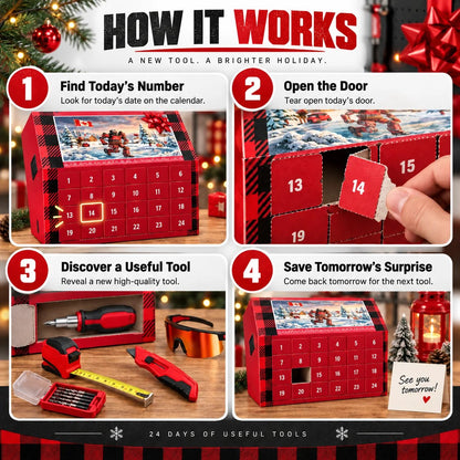 24 Days of Tools Christmas Countdown Gift Set！！！
