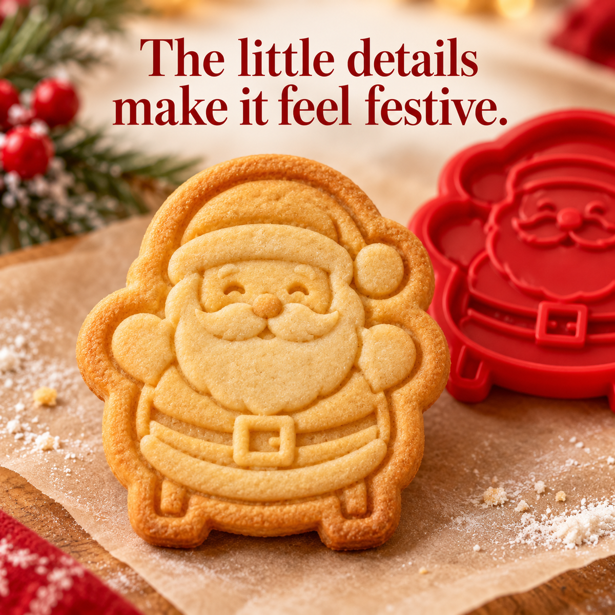 🎄 Christmas Cookie Cutter Set – 8 Festive Shapes for Holiday Baking 🍪✨