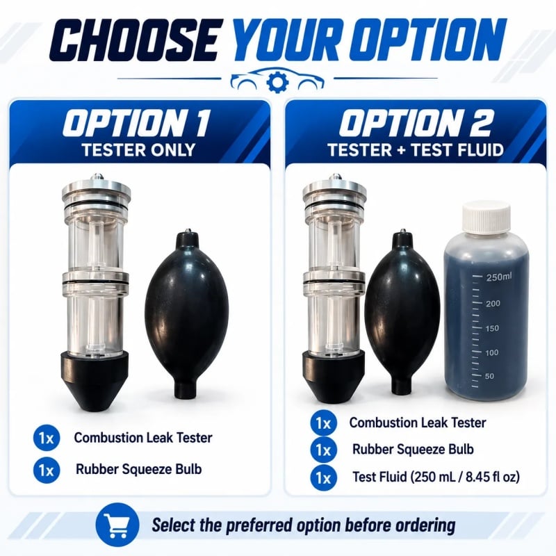 🚗🧪 Combustion Leak Tester — Quickly Detect Exhaust Gas Leaks in Your Cooling System!