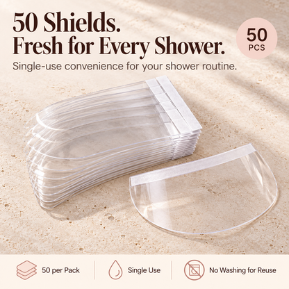 🚿💖 Keep Lashes Dry Shower Shield – No-Strap Lash Extension Protector