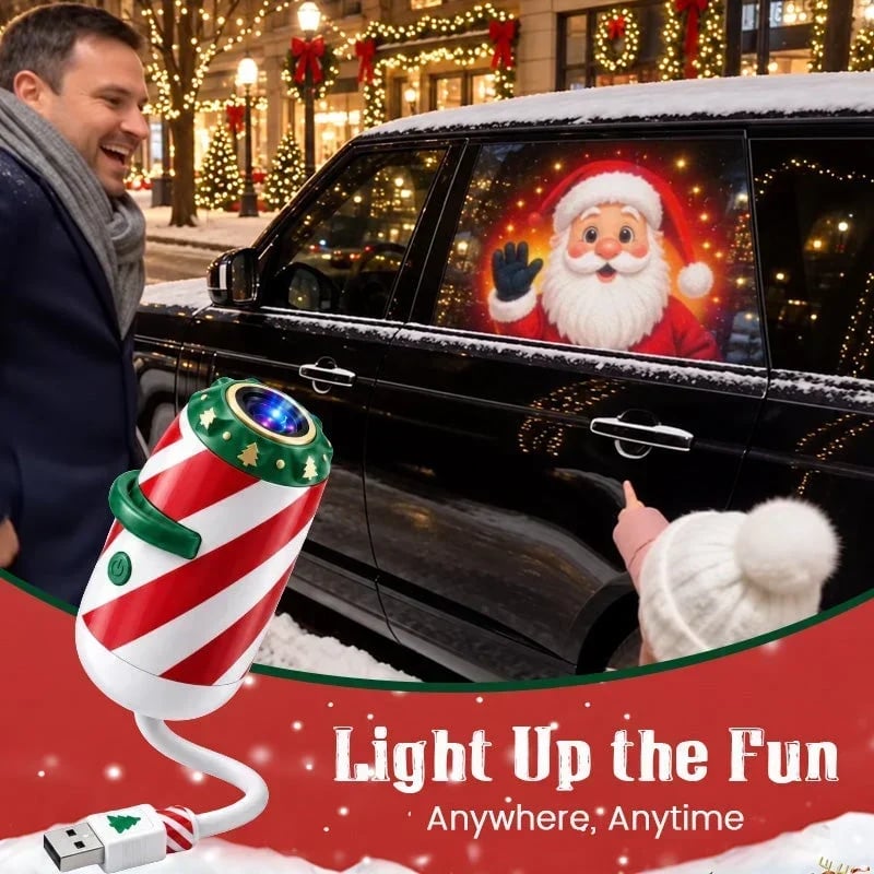 🎄Last Day 49% OFF🎅Merry Ride Christmas Car Projector Light