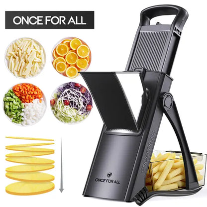 0‑8mm Adjustable Safe Mandoline Slicer