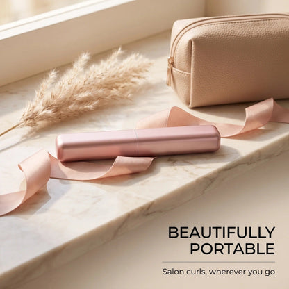 👜🔥Cordless Ceramic Hair Curler – Fits in Any Bag
