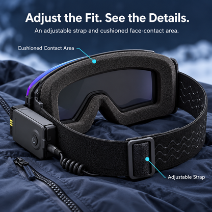 🎄 Heated Anti-Fog Ski Goggles –❄️ A Christmas Gift for Snow Lovers 🎁