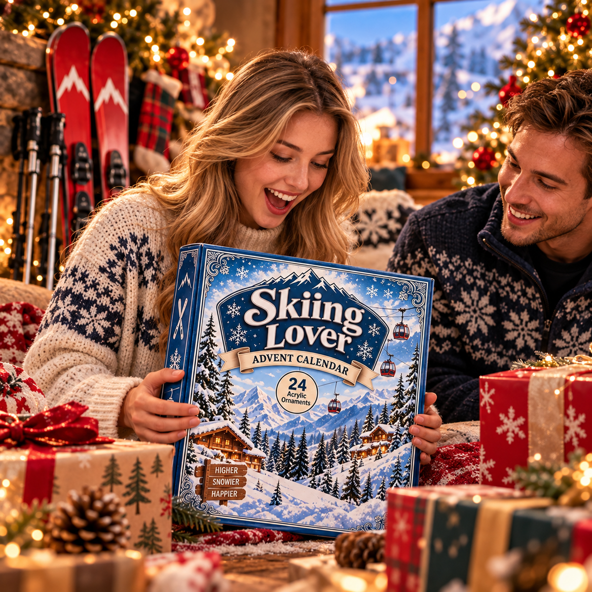 🎄⛷️ Skiing Lover Advent Calendar 2026 ❄️ 24 Days of Ski Season Surprises 🎁✨