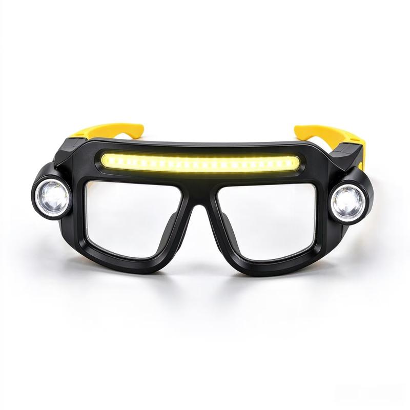 🎁 Rechargeable LED Glasses Light – Hands-Free Lighting for Repairs & Outdoor Adventures