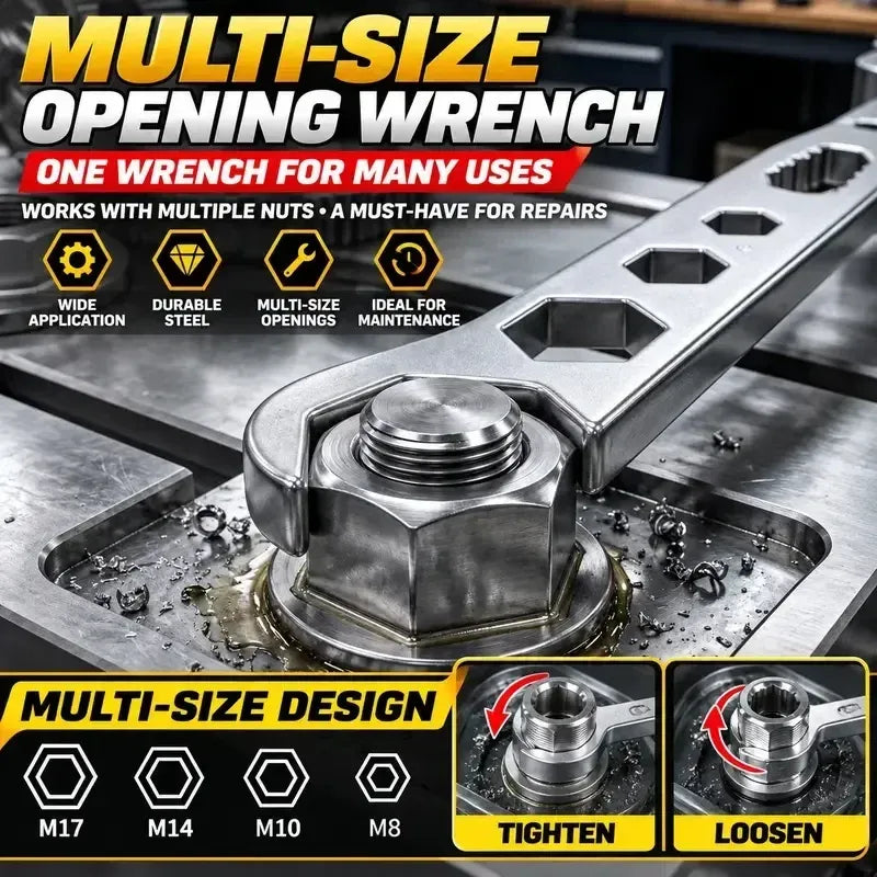 🔥LAST DAY 49% OFF - 🛠️🔧4‑Prong Multifunctional Angle Grinder Wrench
