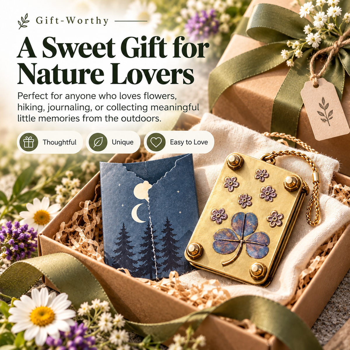 🌸🌿 Mini Portable Flower Press Keychain 🌼✨ Pocket-Sized Wildflower Press Kit 🌻🍀 Preserve Nature Memories 💐🏕️ Perfect Gift for Hikers, Campers & Flower Lovers 🎁💕