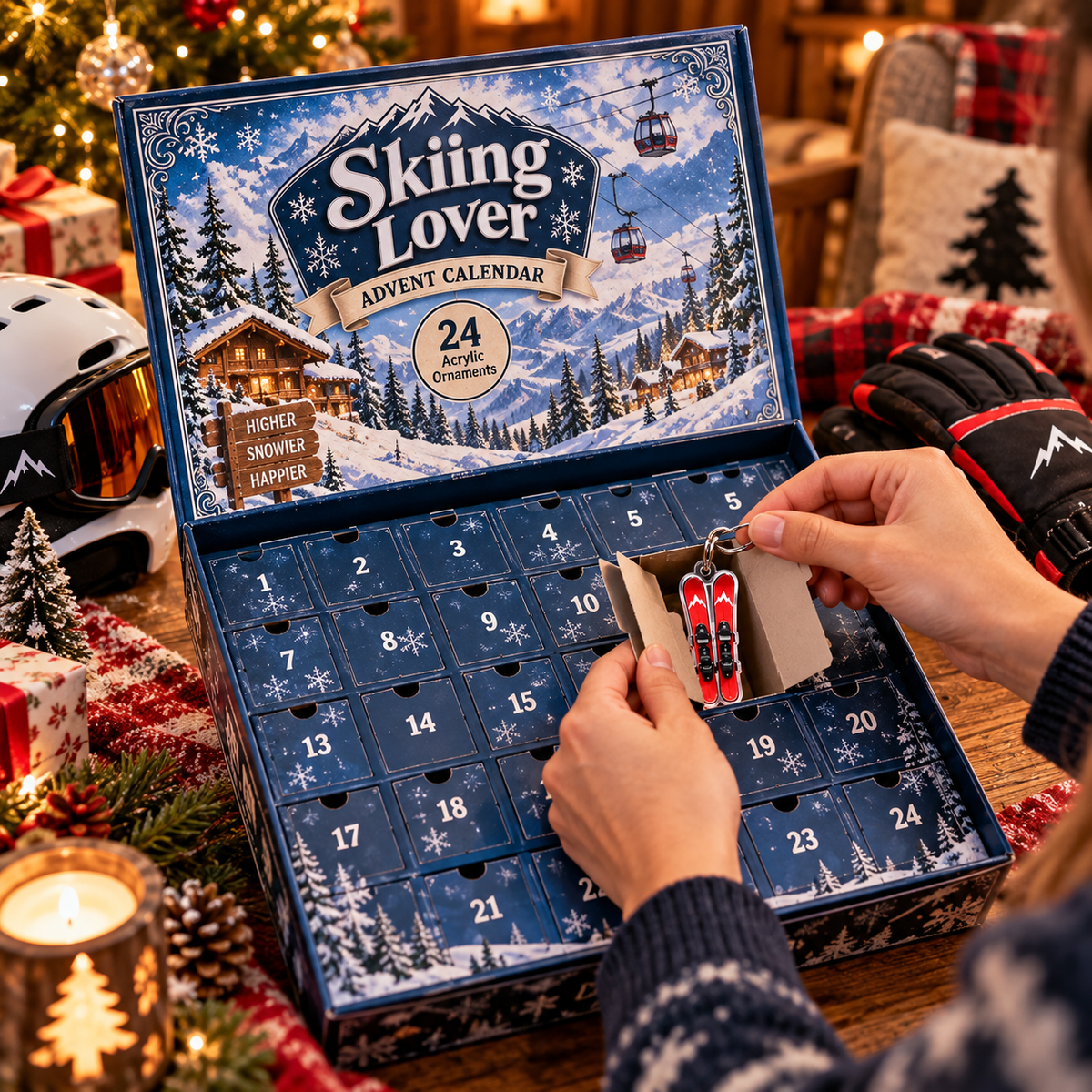 🎄⛷️ Skiing Lover Advent Calendar 2026 ❄️ 24 Days of Ski Season Surprises 🎁✨