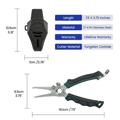 🎣 High-Strength Rust-Resistant Fishing Pliers