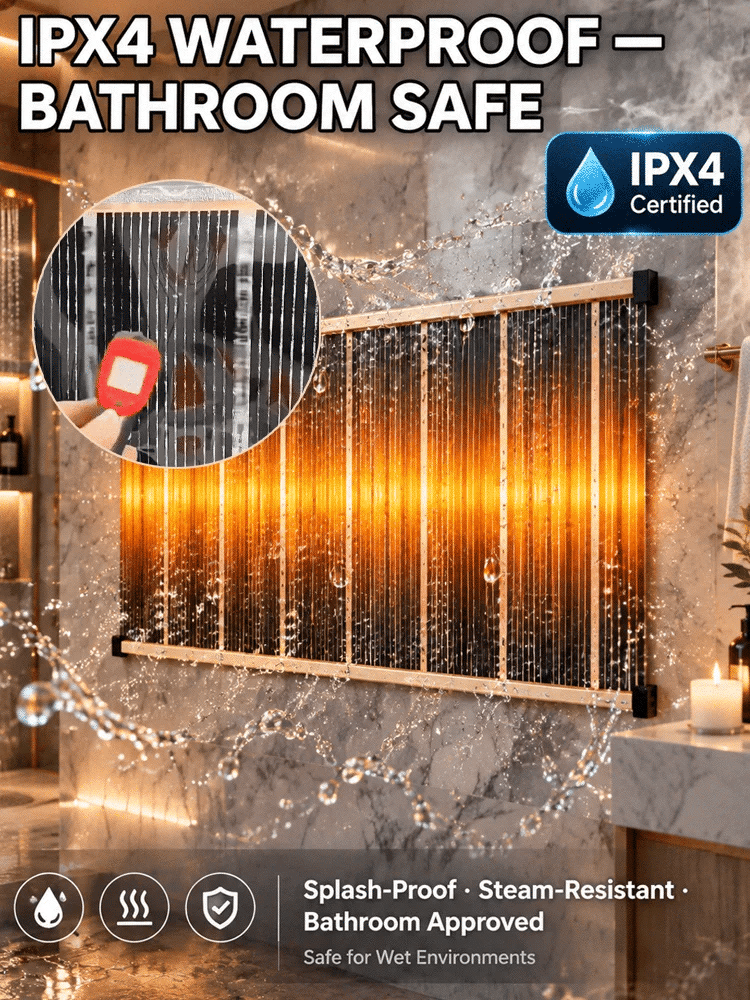Ultra-Thin Graphene Infrared Wall Heater | 3s Rapid Heating | A+++ Energy Saving | Drill-Free ☀️