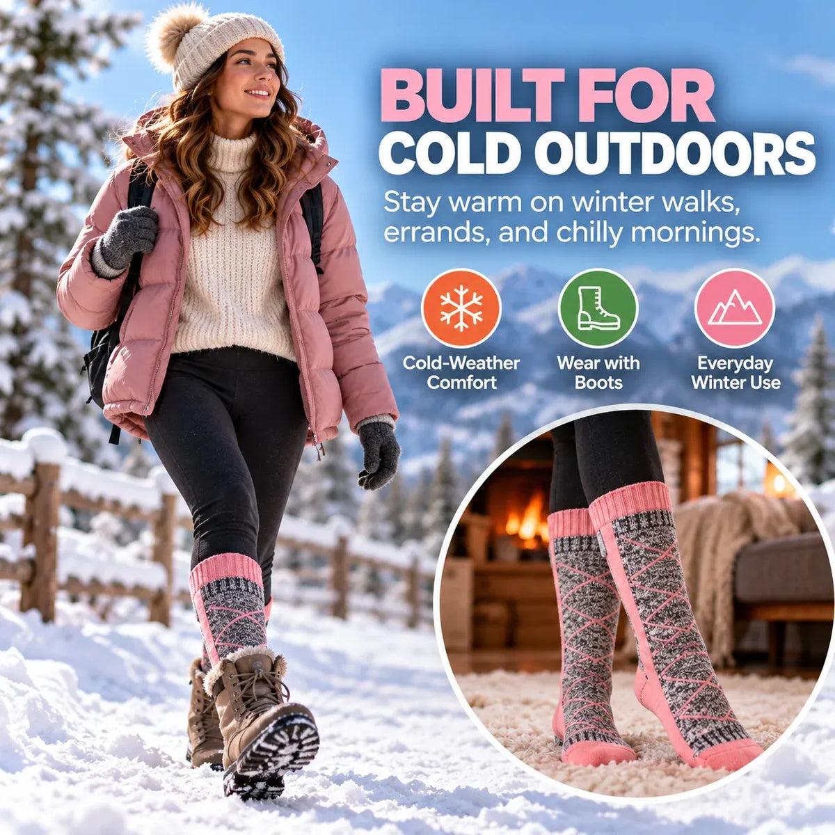 🔥 ThermoWarm Rechargeable Heated Socks – Say Goodbye to Cold Feet in Minutes