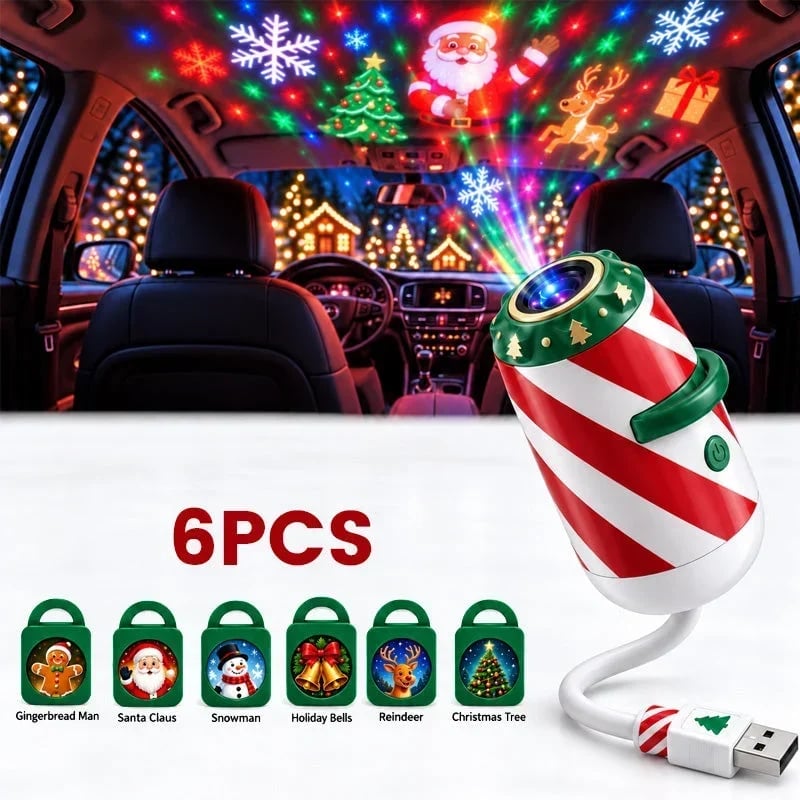🎄Last Day 49% OFF🎅Merry Ride Christmas Car Projector Light