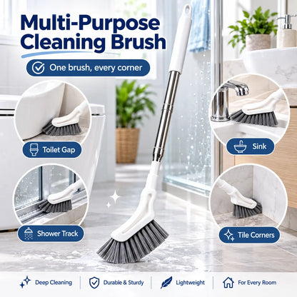 🧹Telescopic Crevice Cleaning Brush – Long Handle Gap Cleaner for Bathroom, Toilet, Floors & Windows
