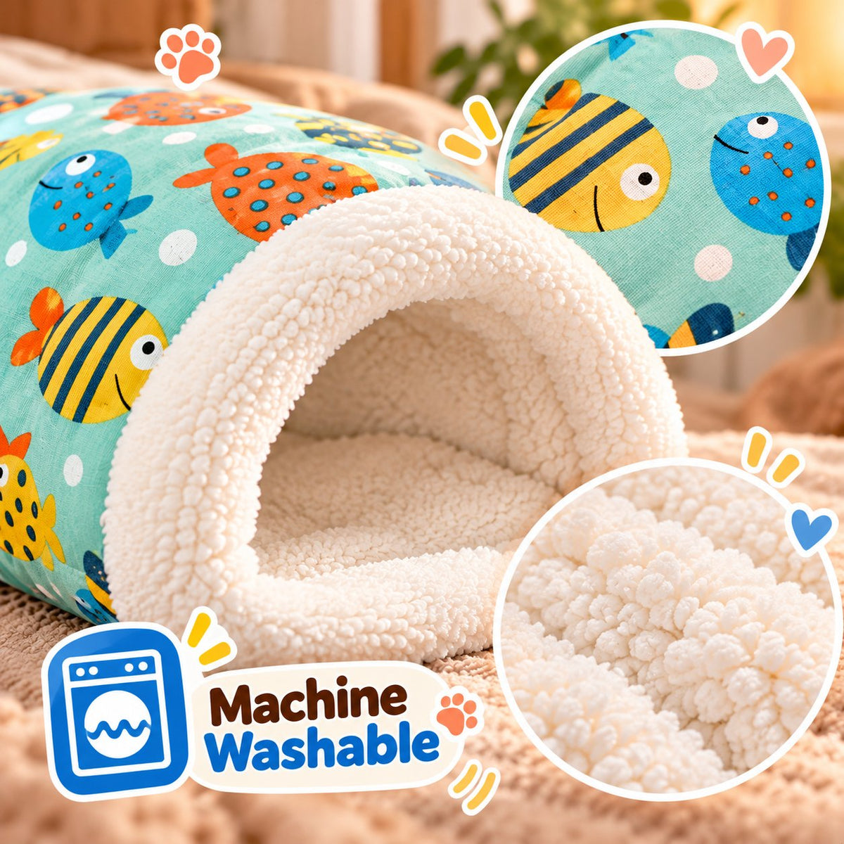 🎅 Christmas Sale: Save 49%!  - 🐾Cozy Pet Nest for Cats and Dogs