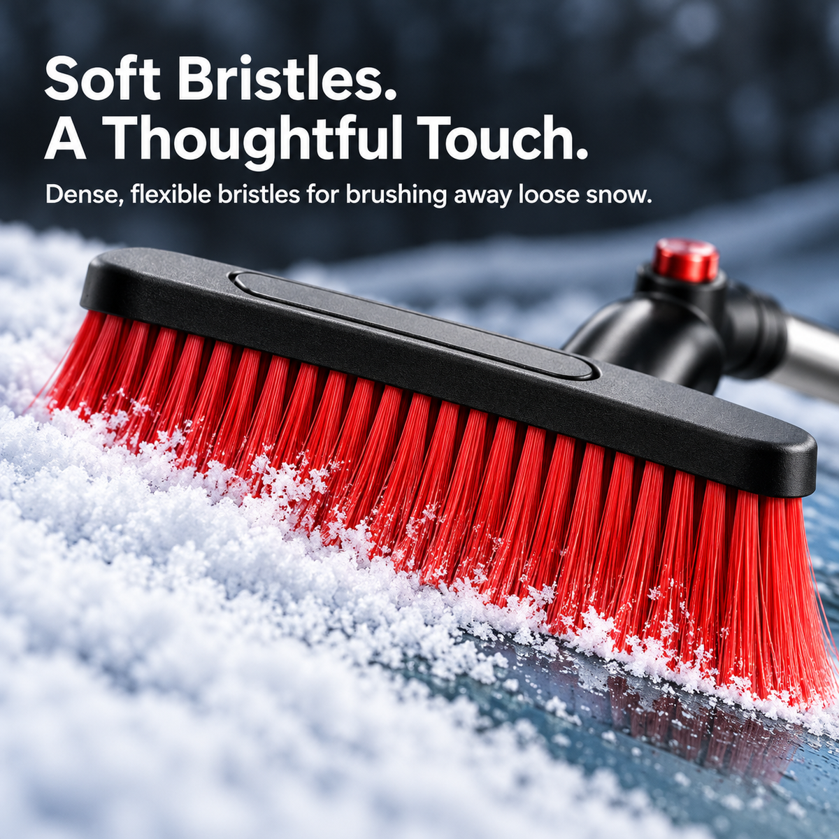 ❄️ 47.2″ Extendable Snow Brush & Ice Scraper — Reach Farther, Pack Smaller