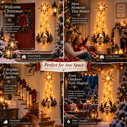 Bethlehem Star of Faith™ – Lighted Nativity Christmas Wall Decor