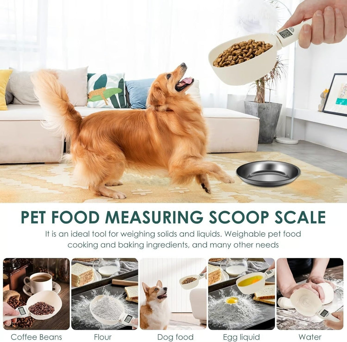 🐾 Digital Pet Food Scoop Scale – Take the Guesswork Out of Feeding