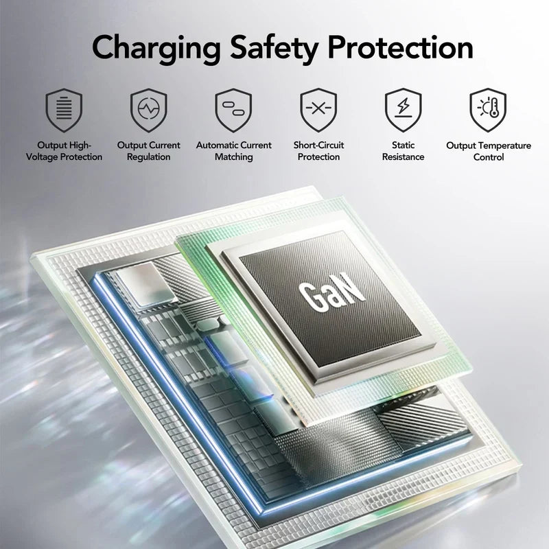 ⚡70W GaN Global Travel Charger 🌍– 3-Port Fast Charging with Integrated Rotary Plug🔌
