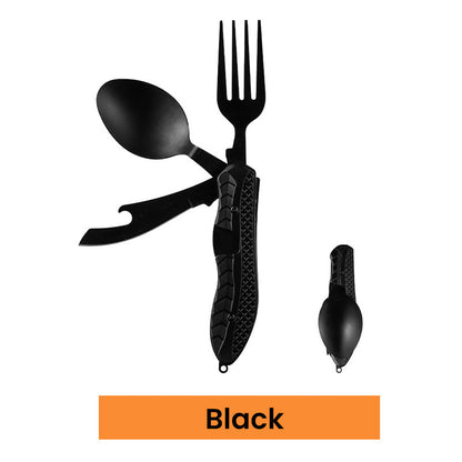 🎉🎉Surprise 50% off！🏕️Must-have for outdoor trips 🍴🥄3-In-1 Outdoor Folding Multifunctional Tableware