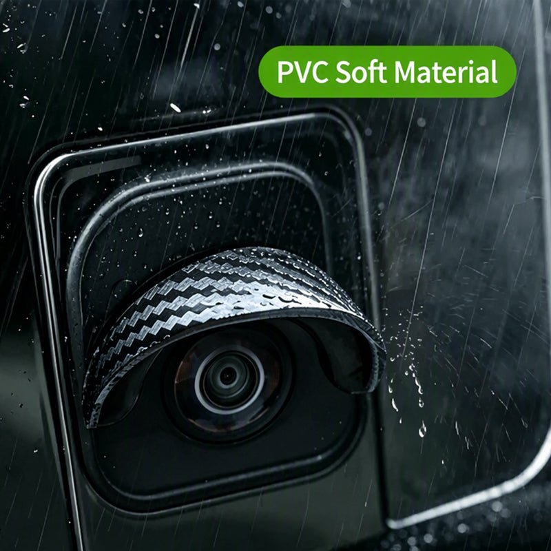 Soft PVC backup camera rain shield