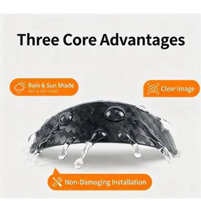 Three practical advantages of backup camera rain shield