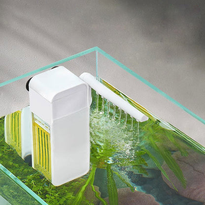 🐠 Multifunctional Mini Aquarium Filter – Compact Water Filtration System for Small Fish Tanks