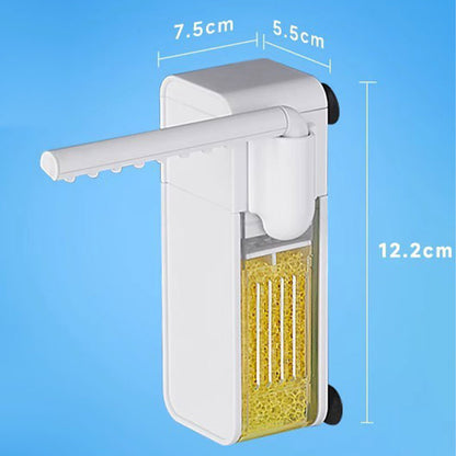 🐠 Multifunctional Mini Aquarium Filter – Compact Water Filtration System for Small Fish Tanks