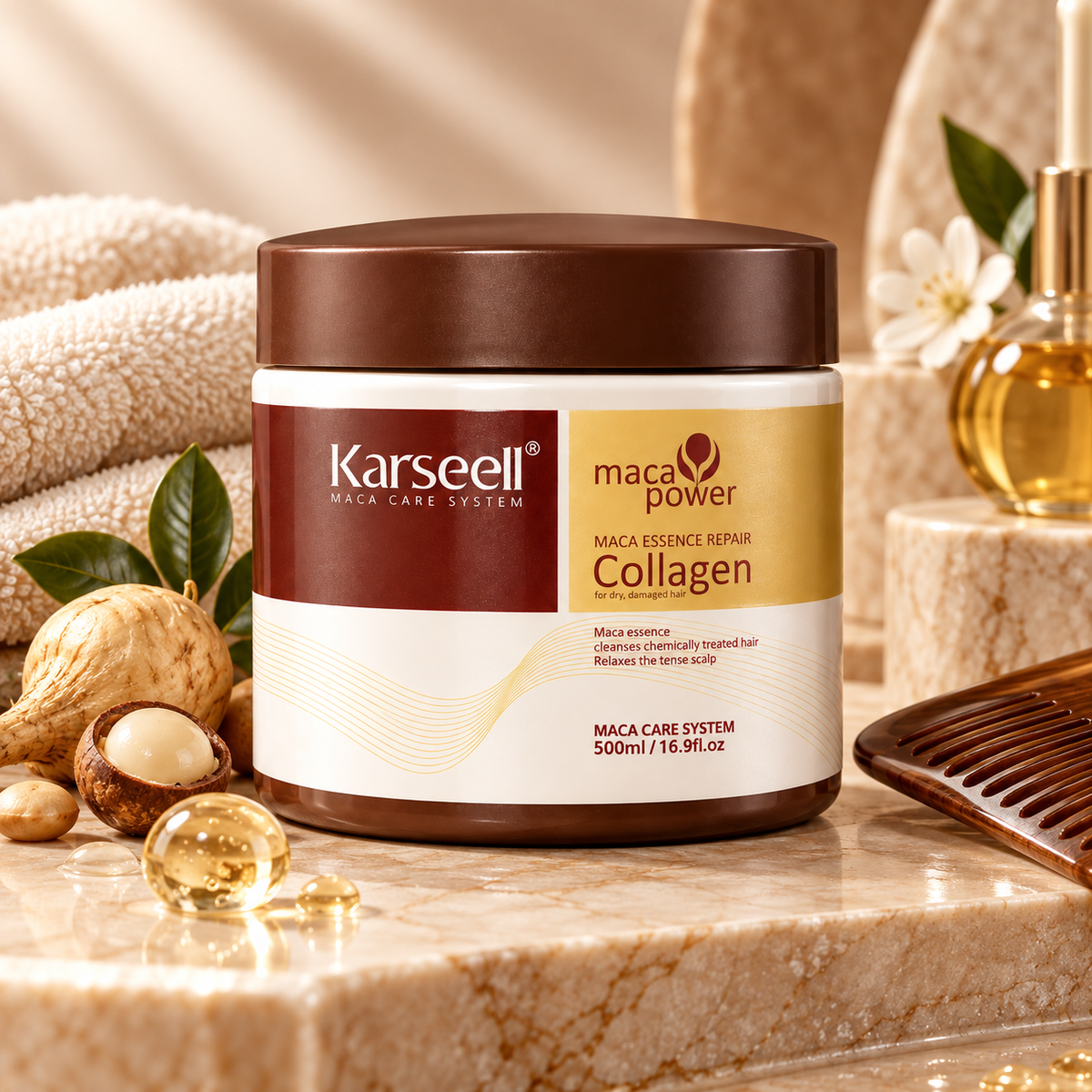 Maca Essence Repair Collagen Hair Mask